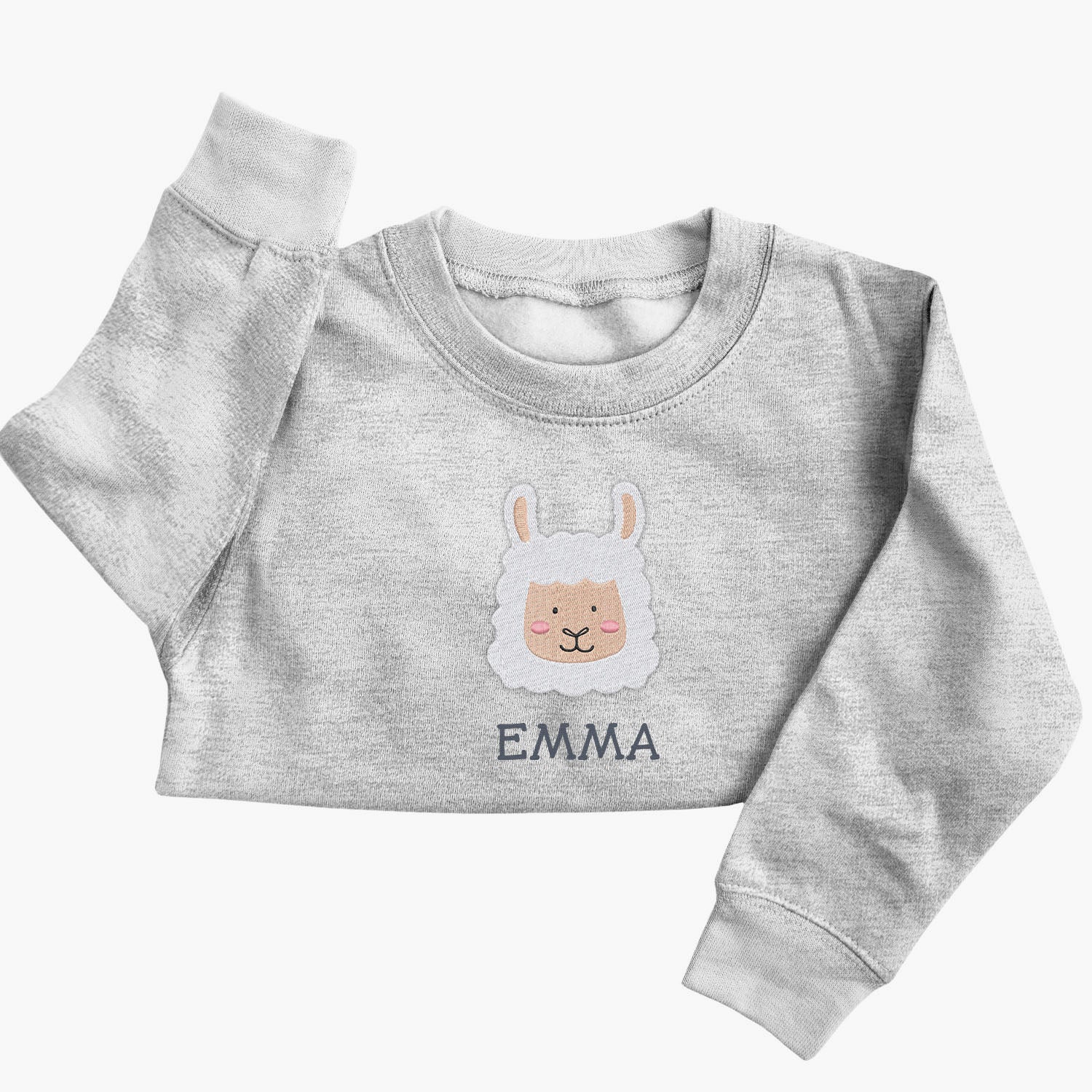 Personalised 'On The Wild Side' Embroidered Children's Alpaca Jumper