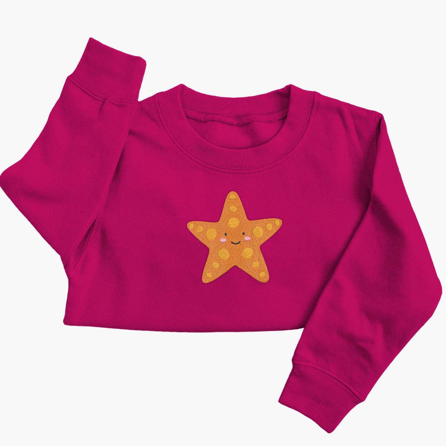 Personalised 'On The Wild Side' Embroidered Children's Starfish Jumper