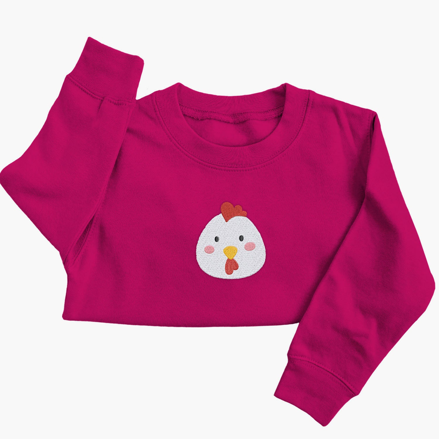 Personalised 'On The Wild Side' Embroidered Children's Chicken Jumper