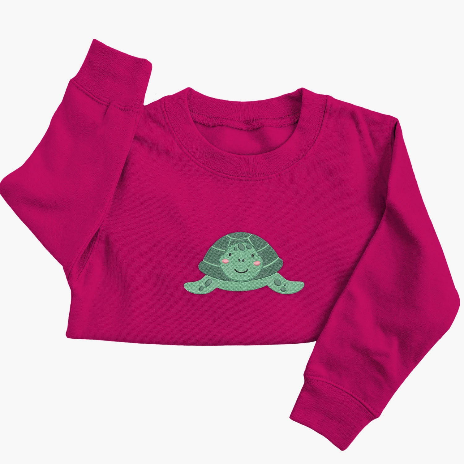 Personalised 'On The Wild Side' Embroidered Children's Turtle Jumper