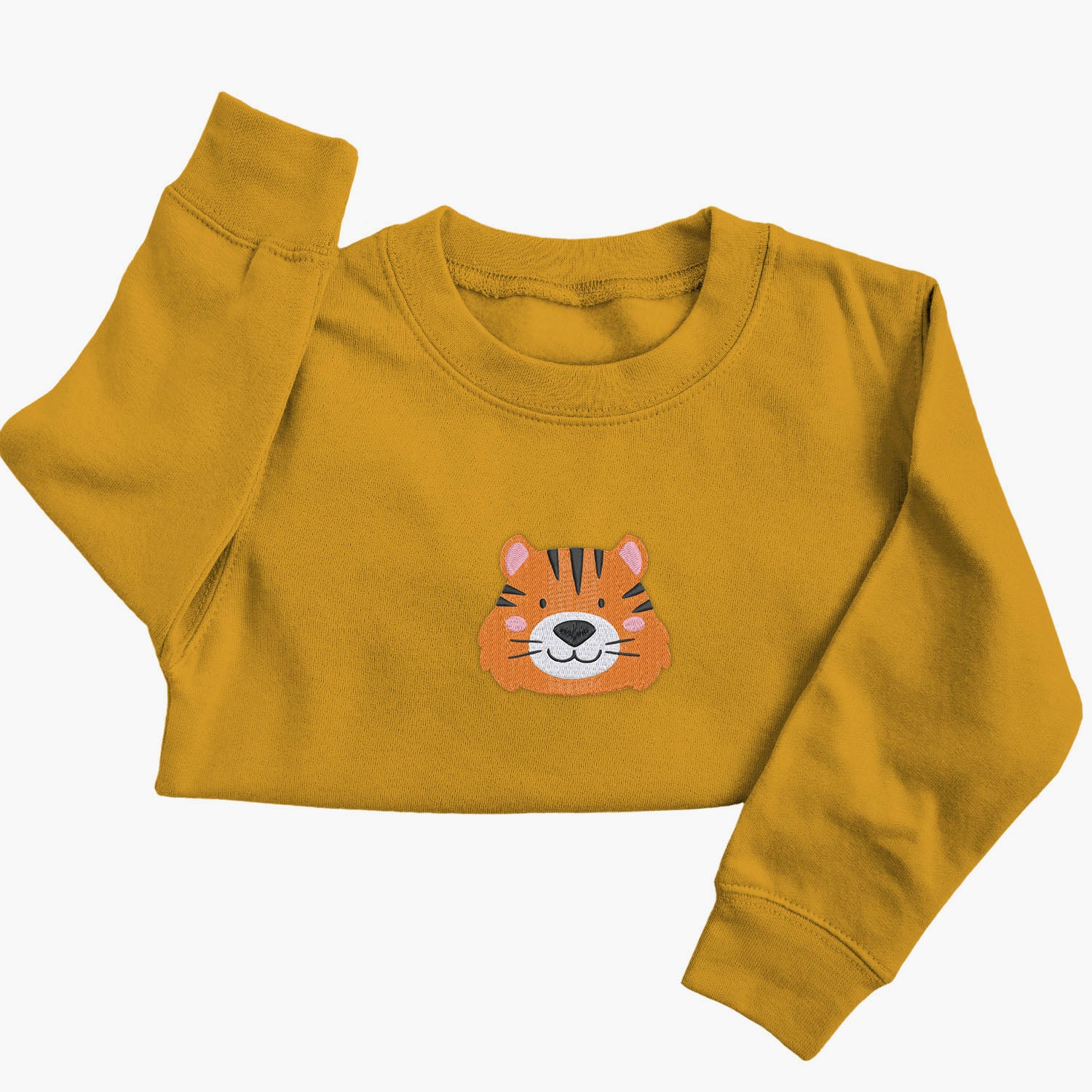 Personalised 'On The Wild Side' Embroidered Children's Tiger Jumper