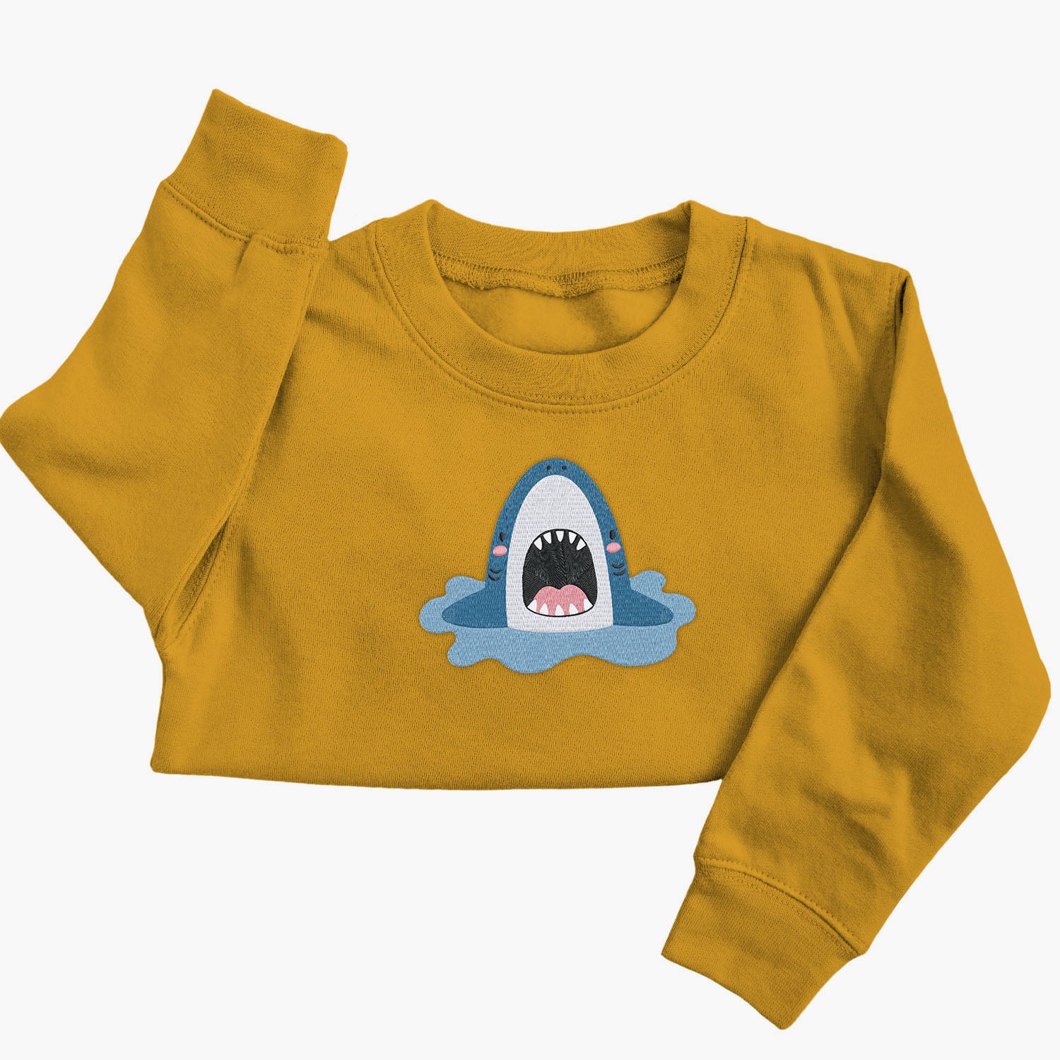 Personalised 'On The Wild Side' Embroidered Children's Shark Jumper