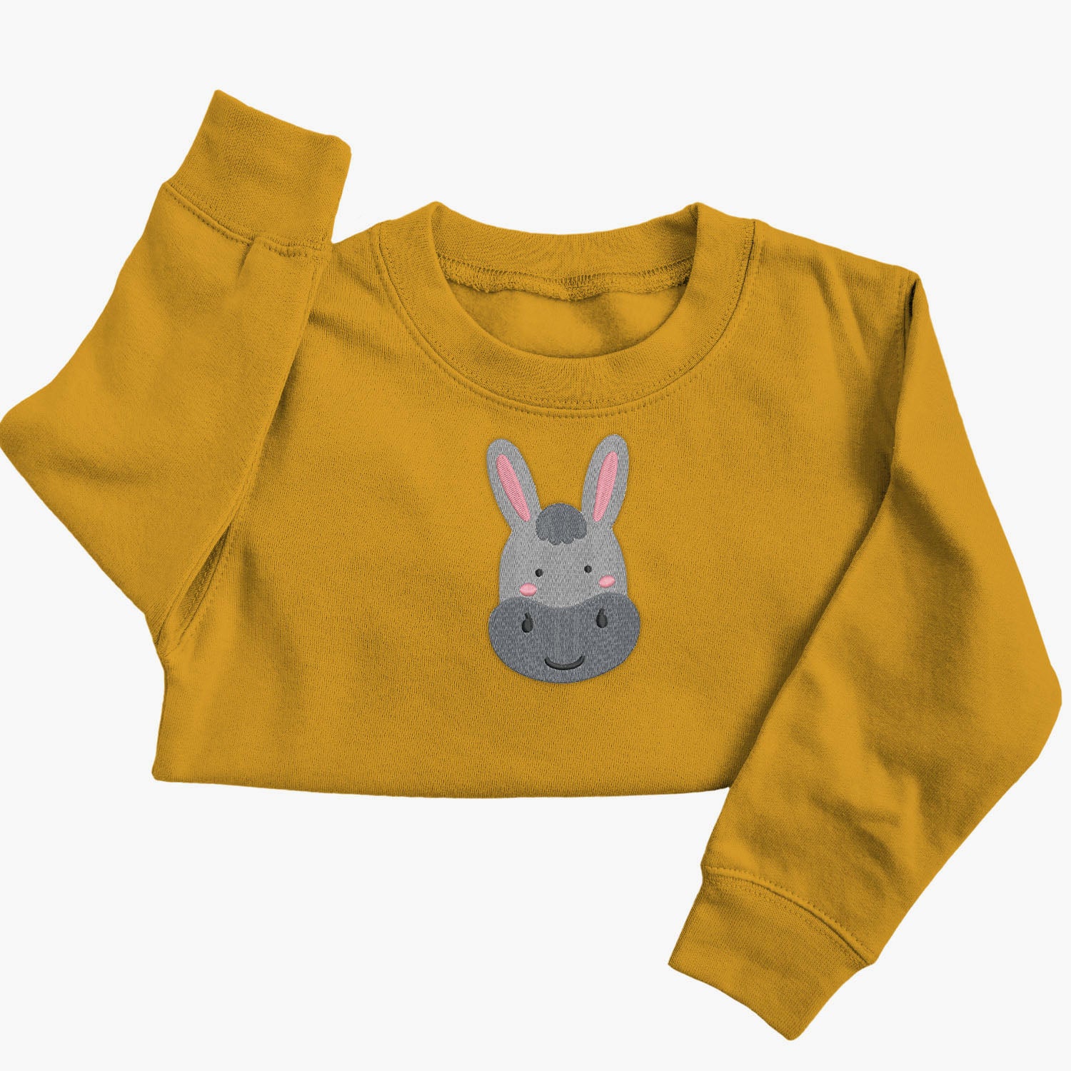 Personalised 'On The Wild Side' Embroidered Children's Donkey Jumper