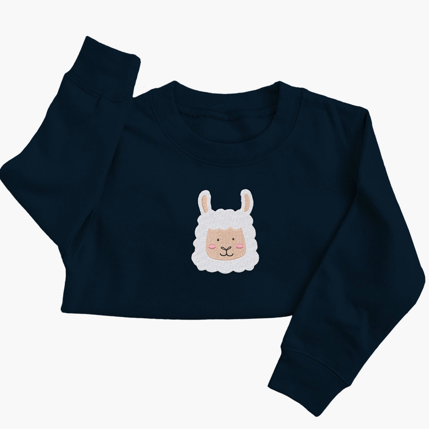 Personalised 'On The Wild Side' Embroidered Children's Alpaca Jumper