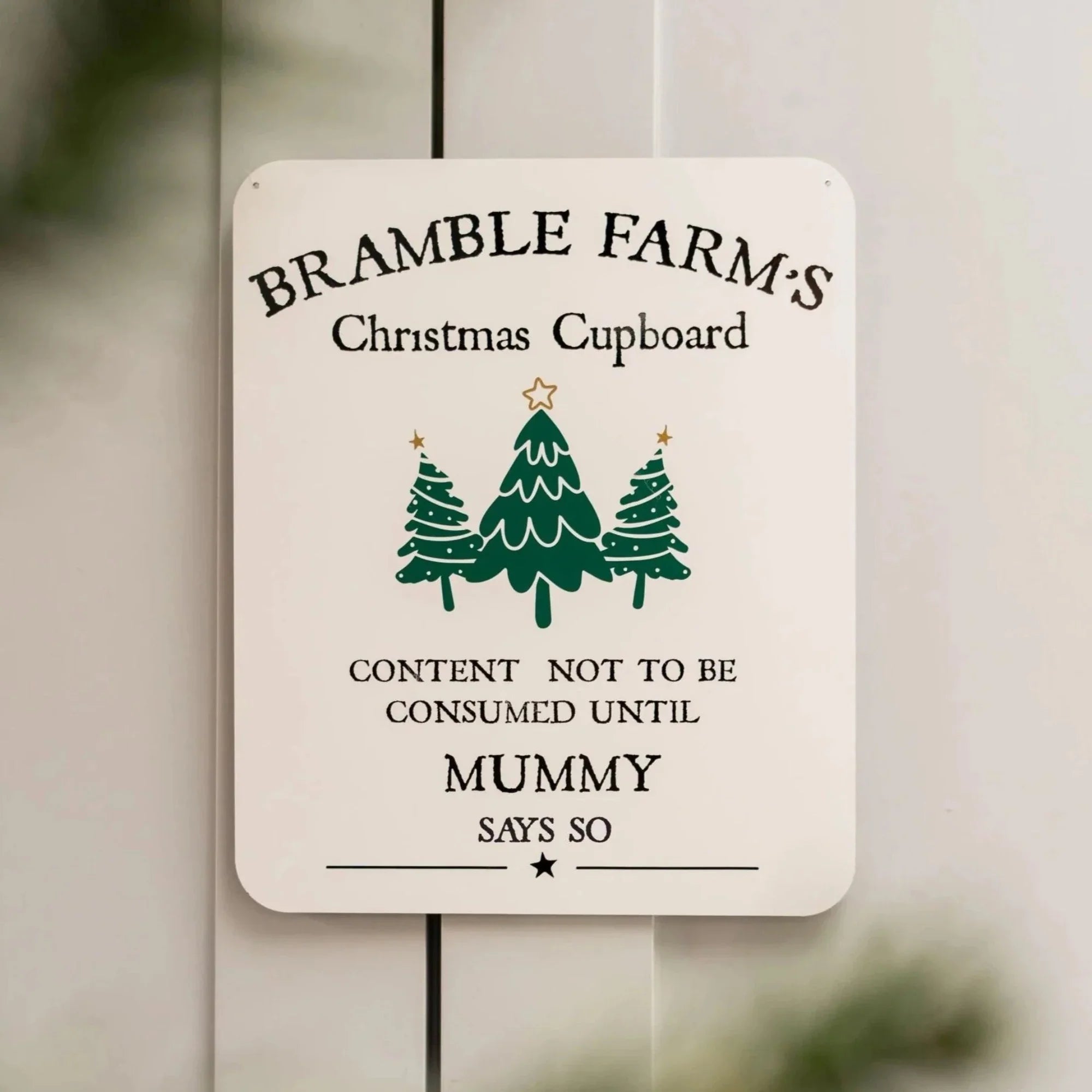 Personalised Christmas Hanging Sign