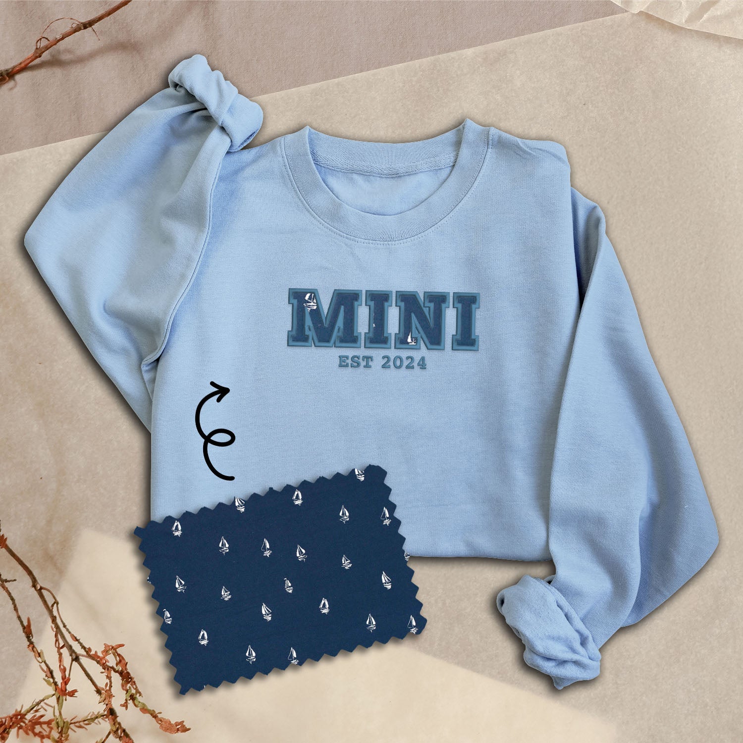 Personalised Children's 'MINI' Sweatshirt