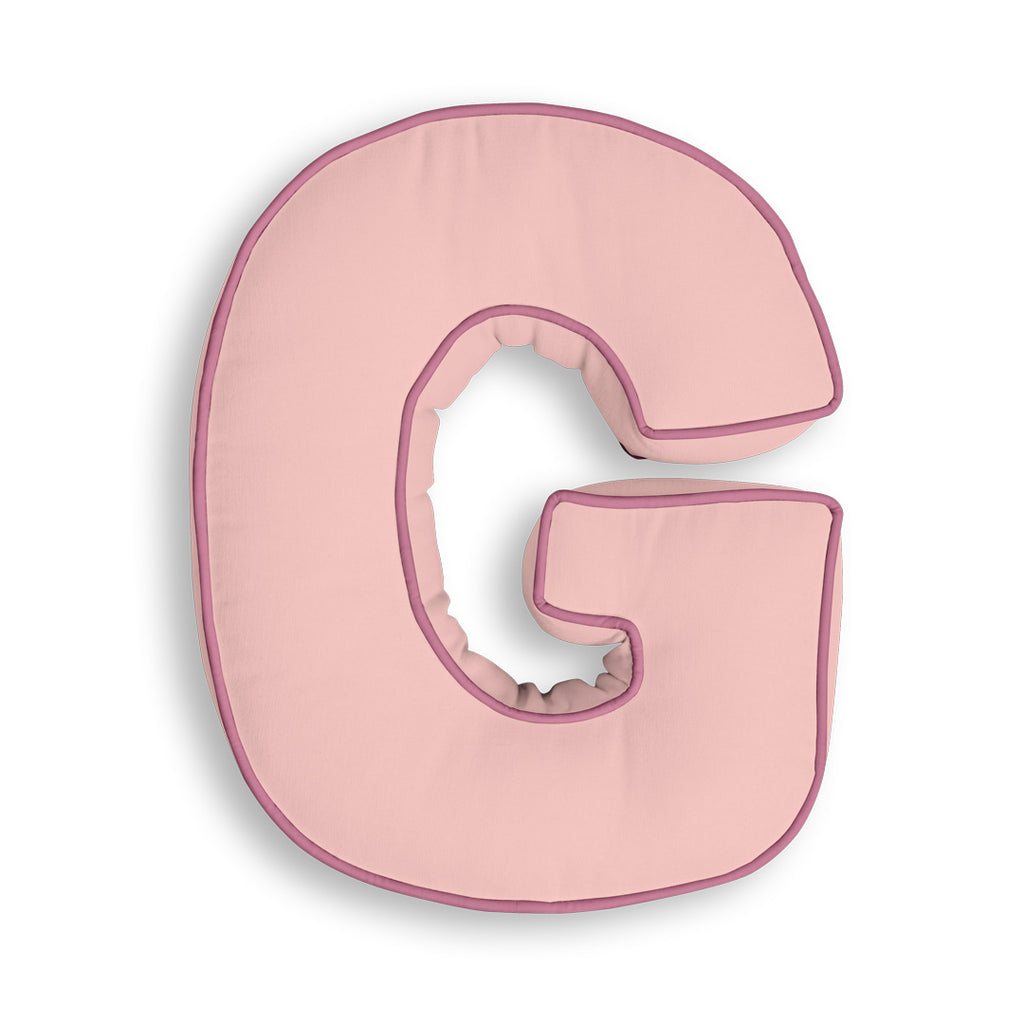 Personalised Letter Cushion G Soft