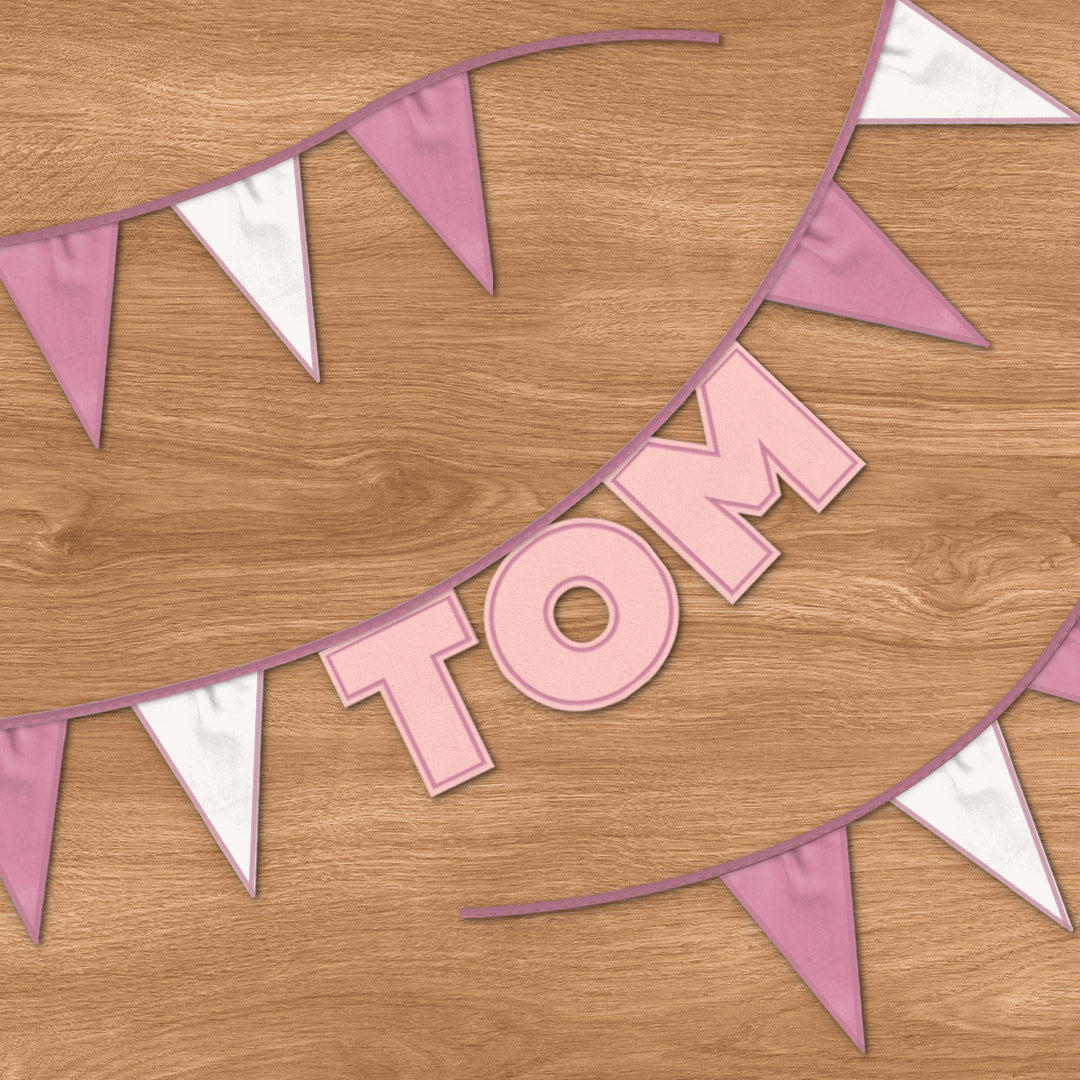 Personalised 3 Letter Name Bunting