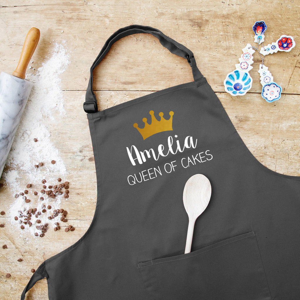 Personalised Queen Cakes Apron