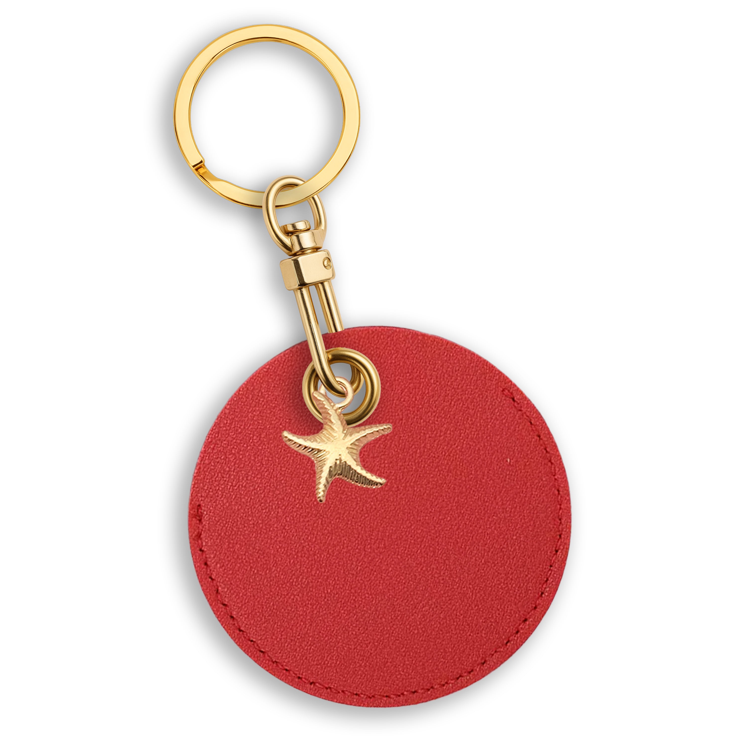 Personalised Vegan Leather Bag Accessory with Charm