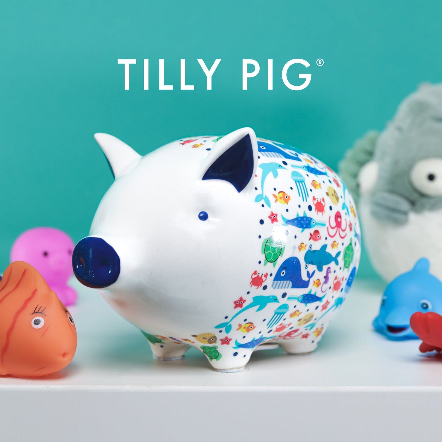 Tilly Pig Under The Sea Piggy Bank