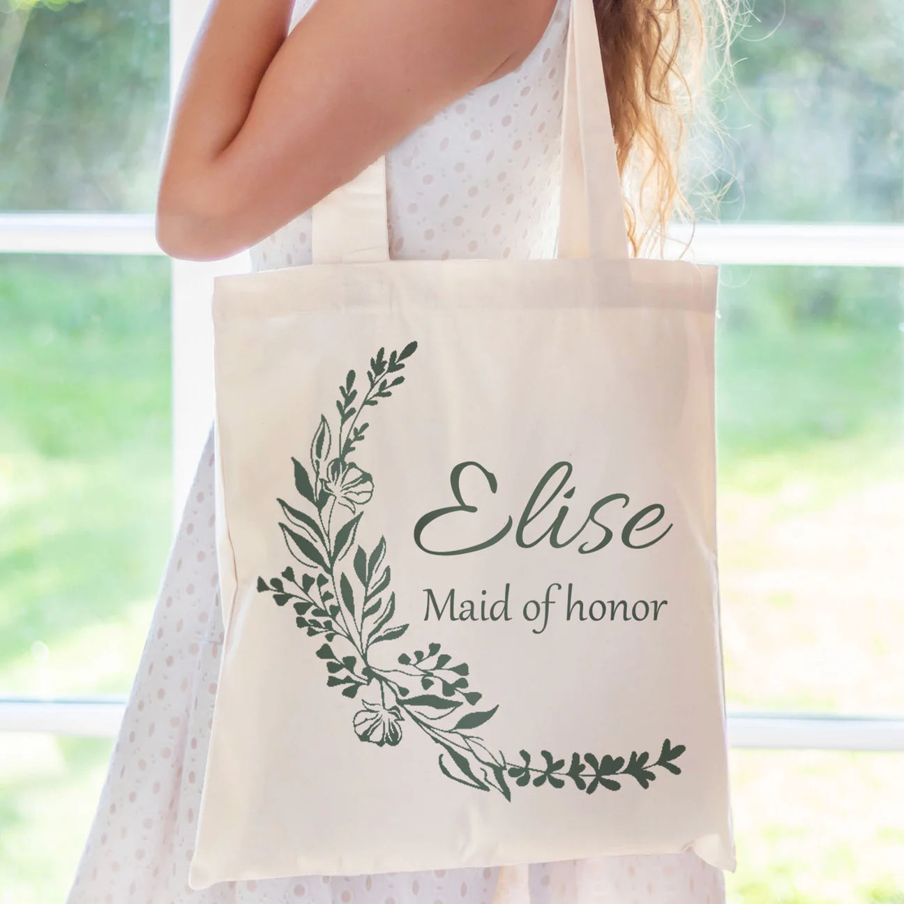 Personalised Maid of Honour Tote Bag