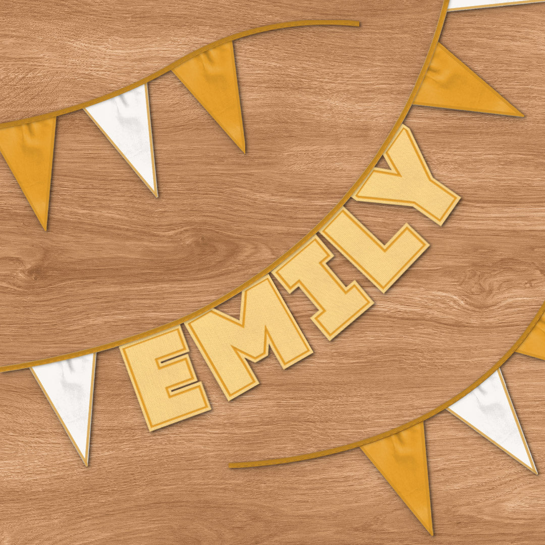 Personalised 5 Letter Name Bunting